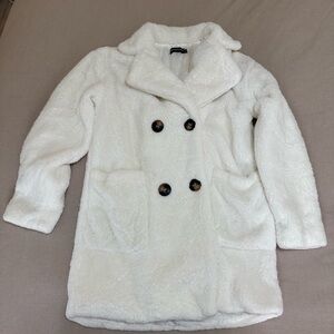 PrettyLittleThing Cream Teddy Jacket